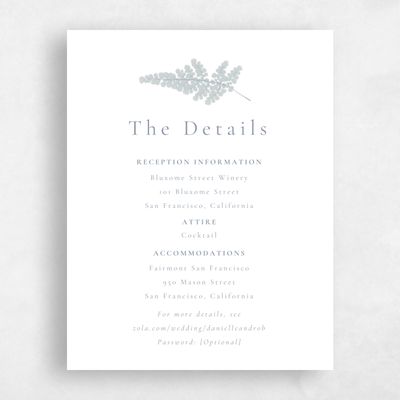 Soft Teal, Grey Wedding Enclosure - Dane