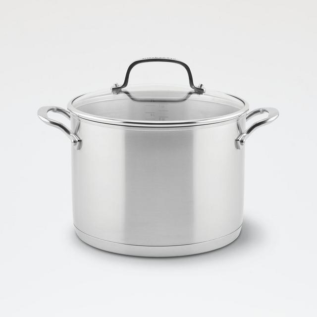 Crate & Barrel EvenCook Core 3.5 Qt. Stainless Steel Saucepan with