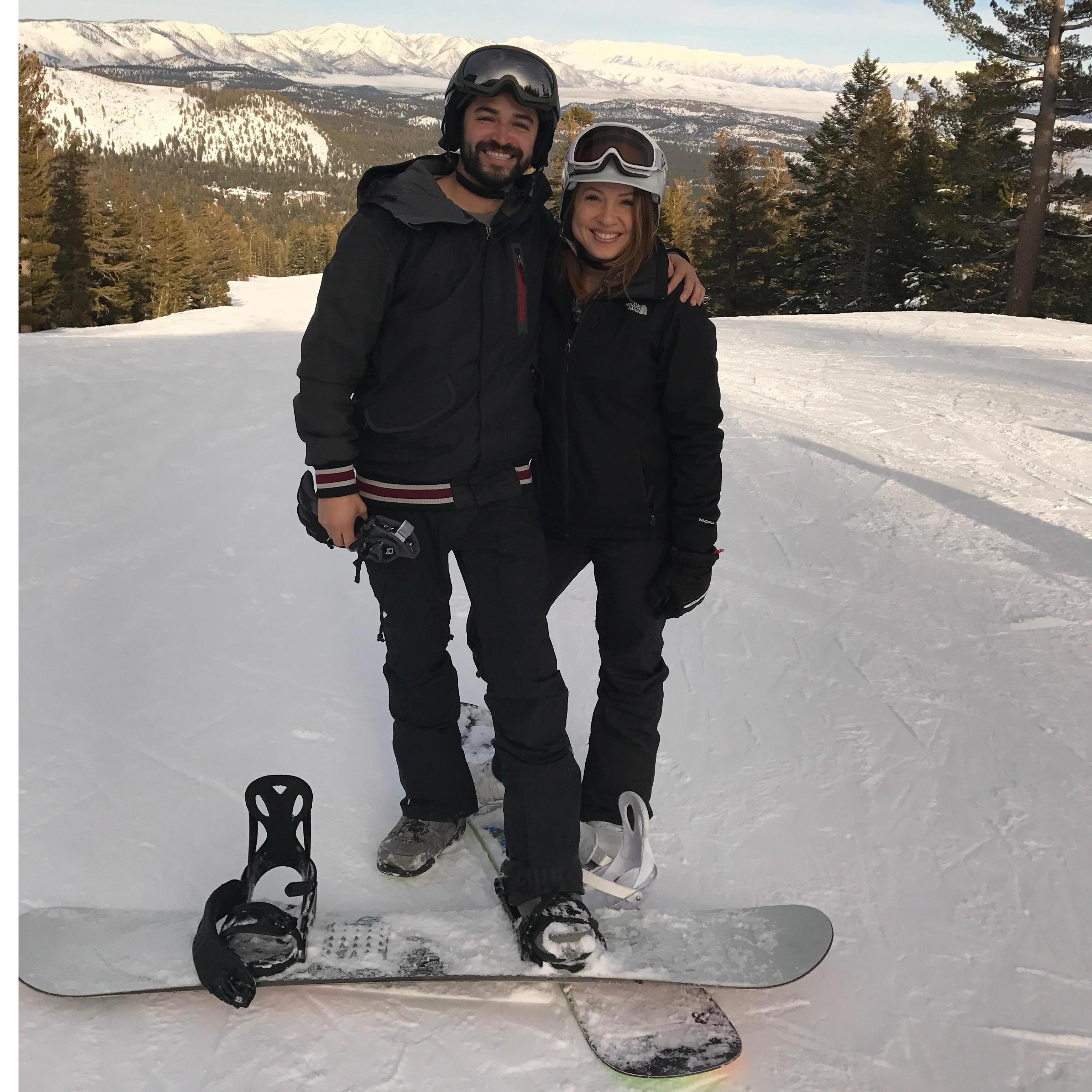 First of many days on the slopes together!