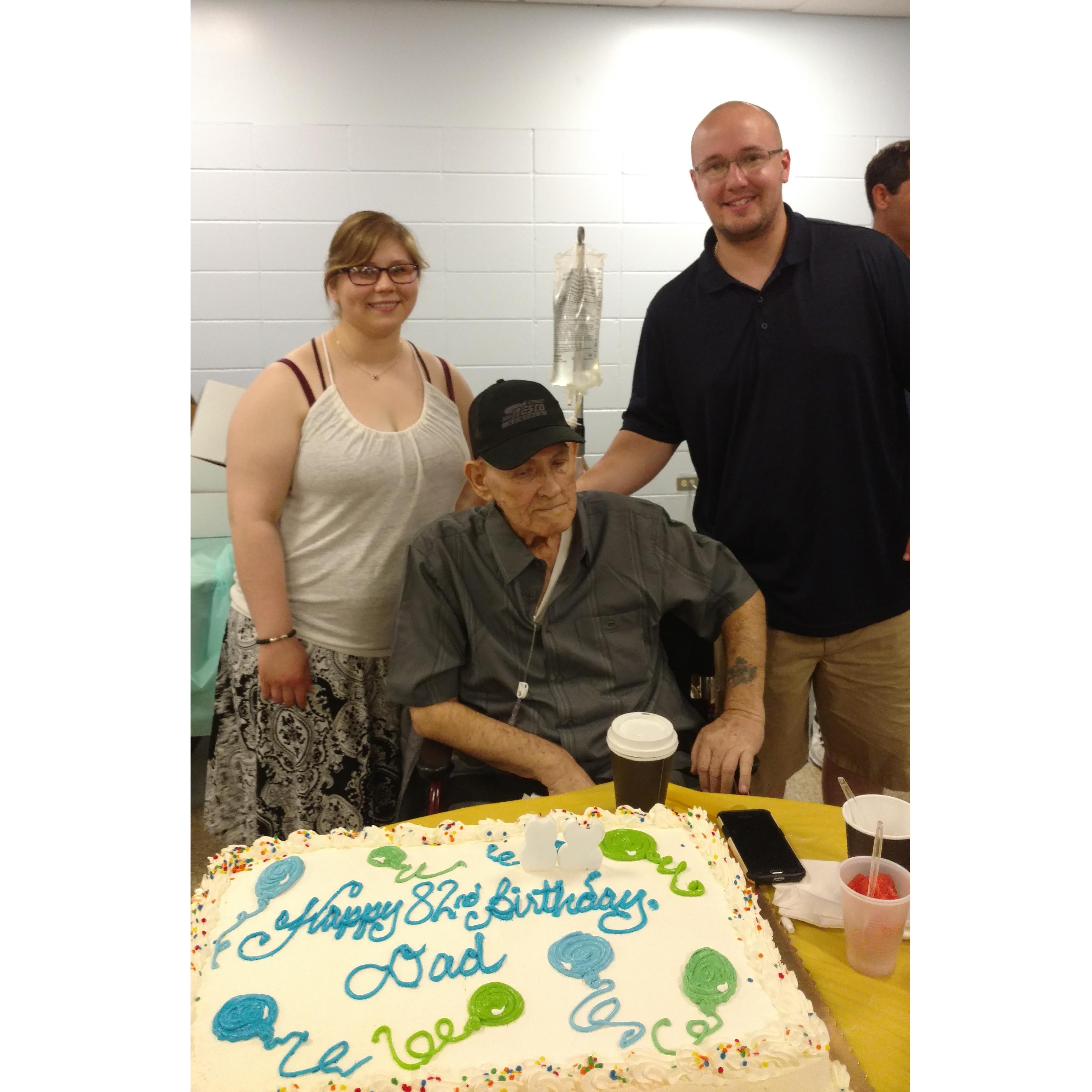 Grandpa Charlie's  82nd birthday. 2018.