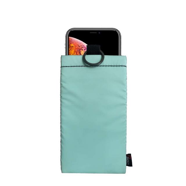 PHOOZY Thermal Phone Case - Apollo II Series : Cell Phone Pouch with AGION Lining Prevents Overheating, Extends Battery Life, Provides Drop Protection and Floats in Water (Large - Seafoam)