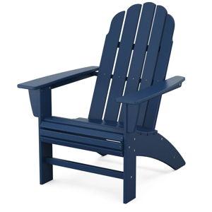 Navy Blue Vineyard Curveback Adirondack Chair