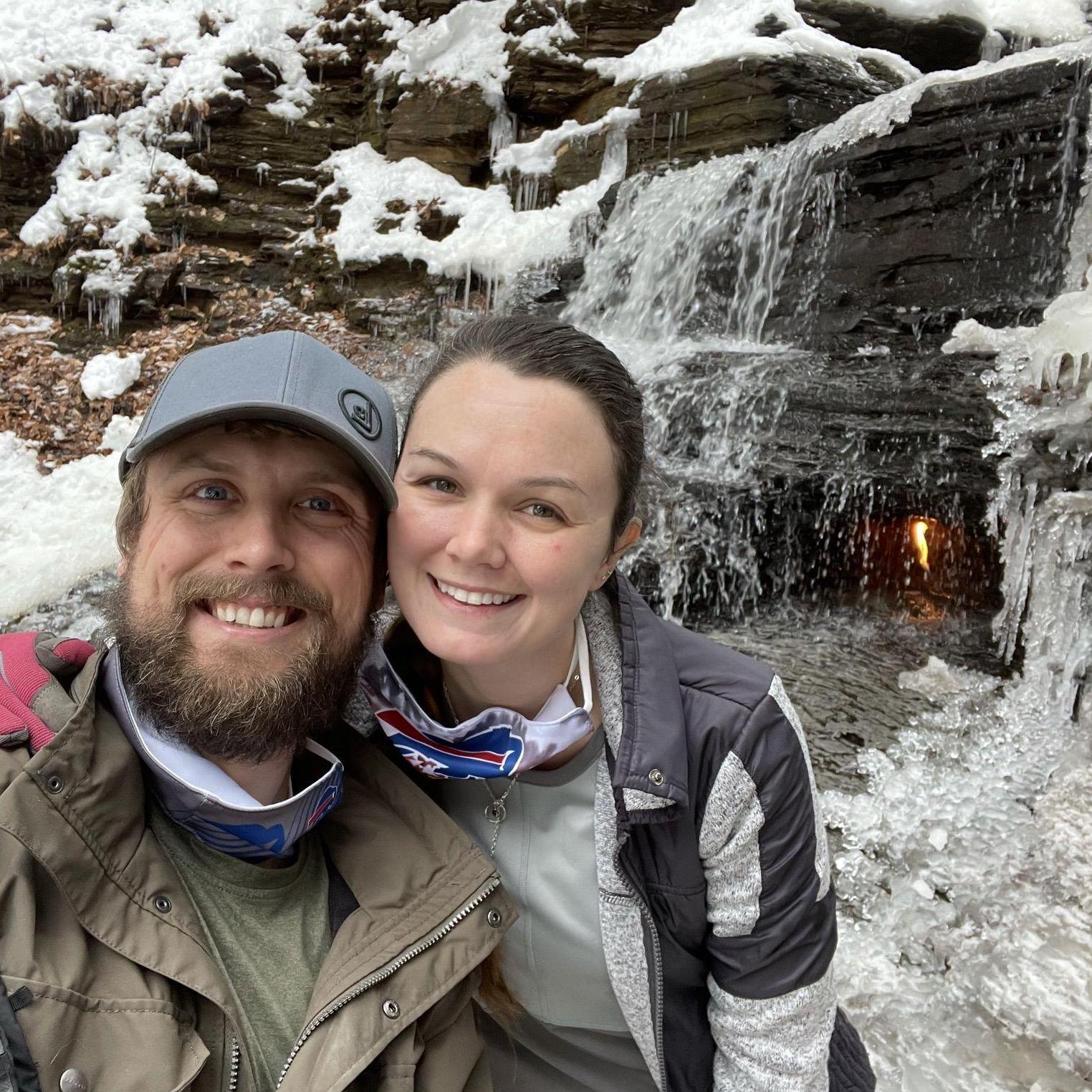 The eternal flame hike, featuring Joe's quarantine beard