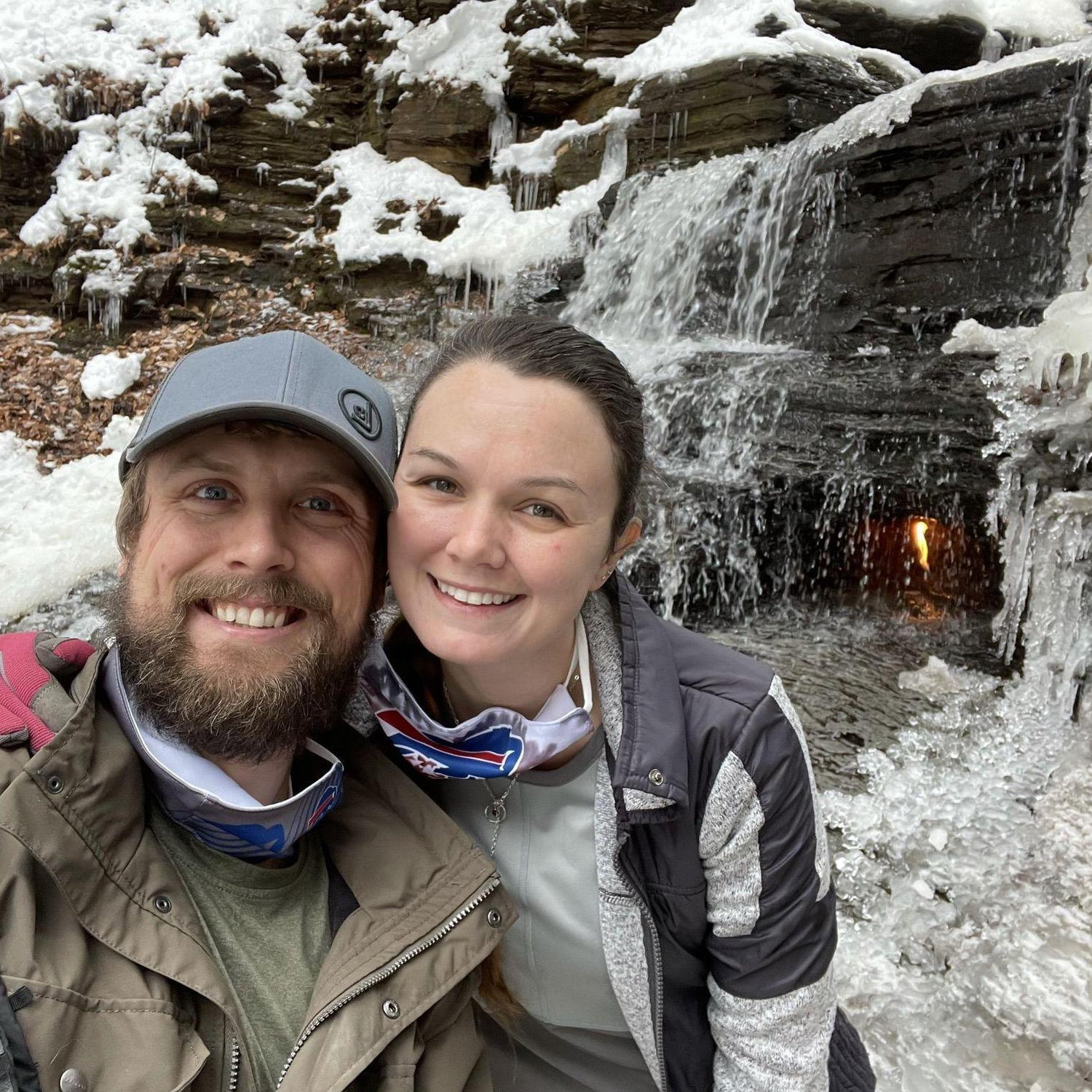The eternal flame hike, featuring Joe's quarantine beard