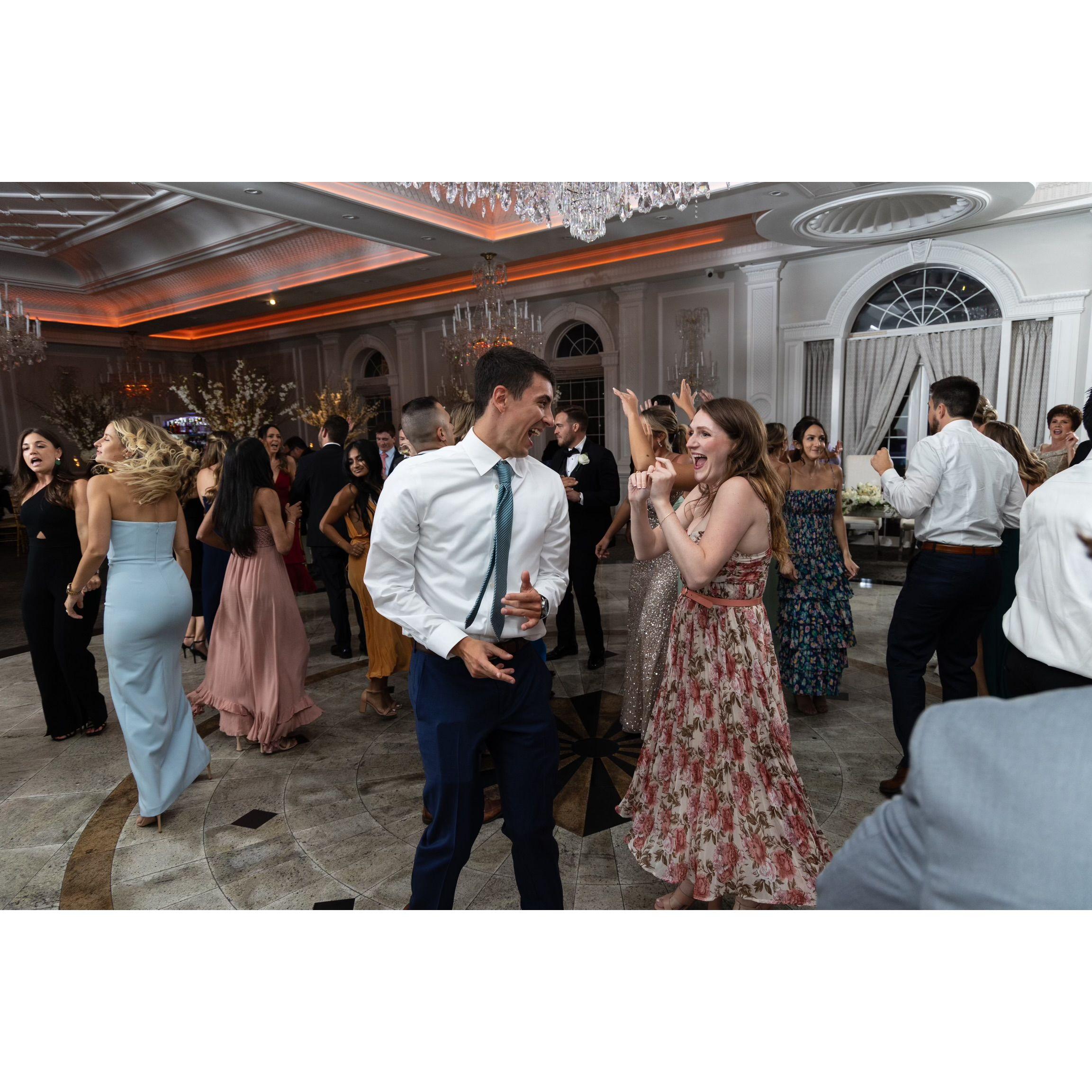 Tearing up the dance floor