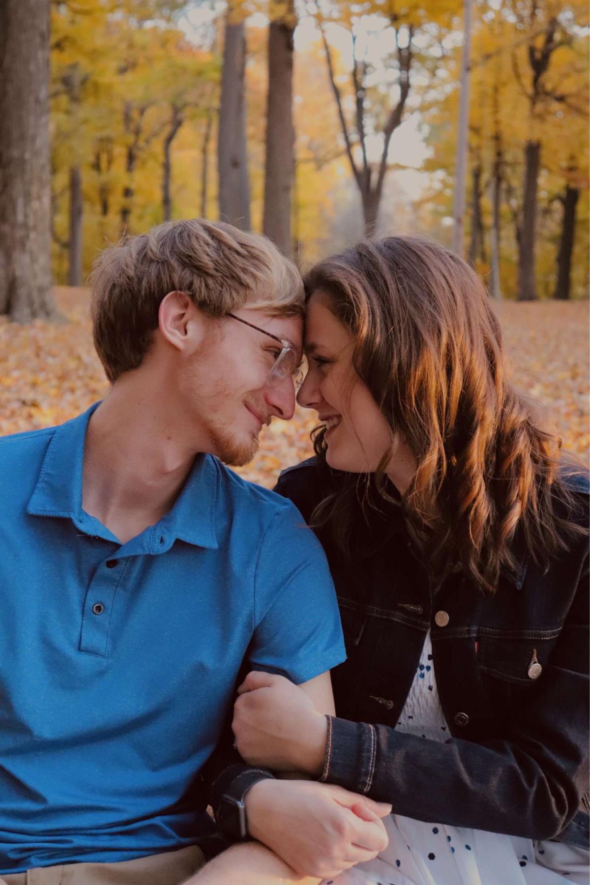 Engagement photos, fall of 2022