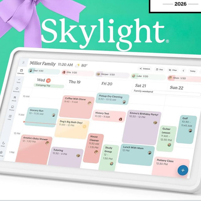 Skylight - Calendar 2: 15 Inch Touchscreen Smart Calendar and Chore Chart - White
