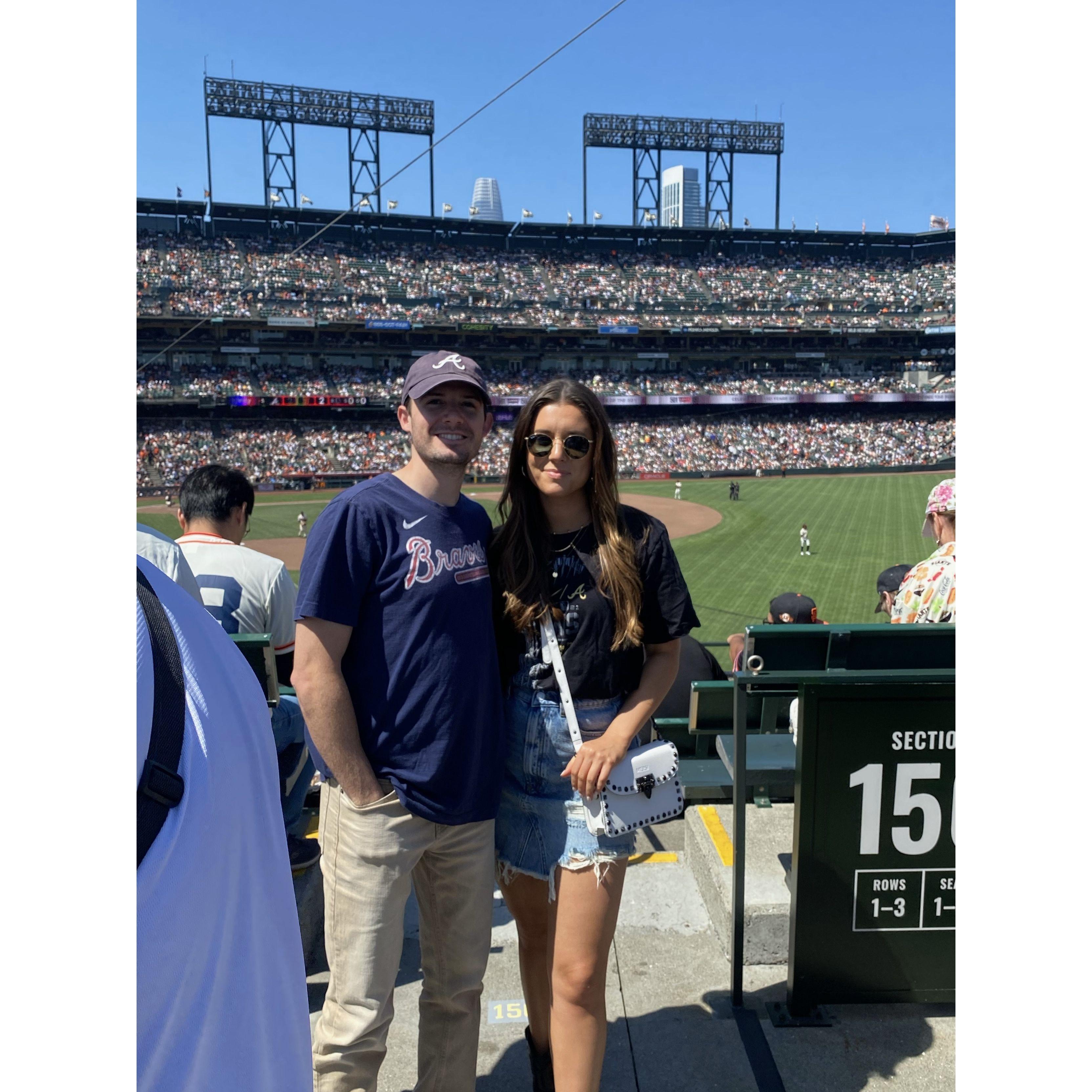 Too many Giants games to count - but Go Braves, always