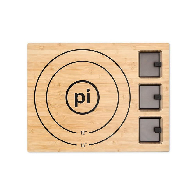 Solo Stove Pi Cutting Board with Containers| Large Chopping Board w/ 3 Shatter-resistant Containers w/Lids, Bamboo Cutting Board for Kitchen, Anti-Slip Rubber Feet, Board Size: 45,7 x 60 cm