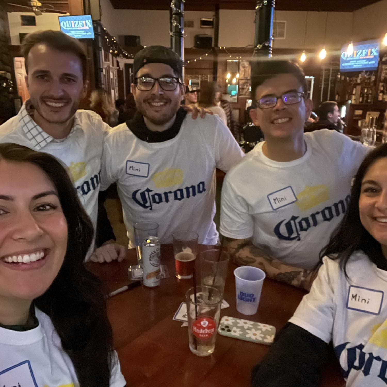 October 2023: Our trivia team, "Answering Questions, Sometimes Correctly"