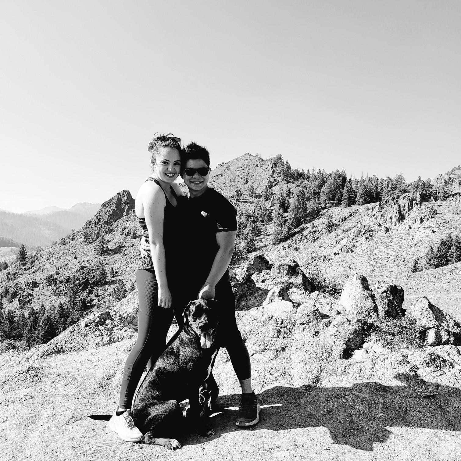 Hiking Chocolate Glutch in Sun Valley