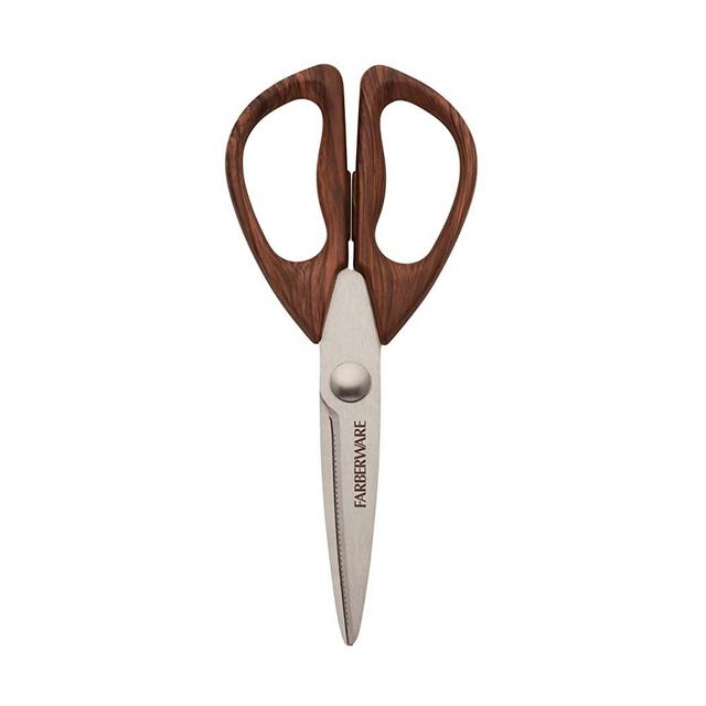 Farberware 5221282 All Purpose Shear, Pecan Wood Handles
