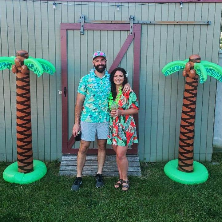 Hosting the Annual Tiki Party together!