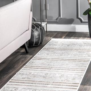 Vintage Tribal Roseline Fringe Runner