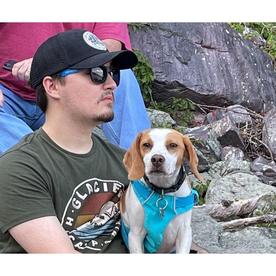 John and Bagel at Devil's Lake