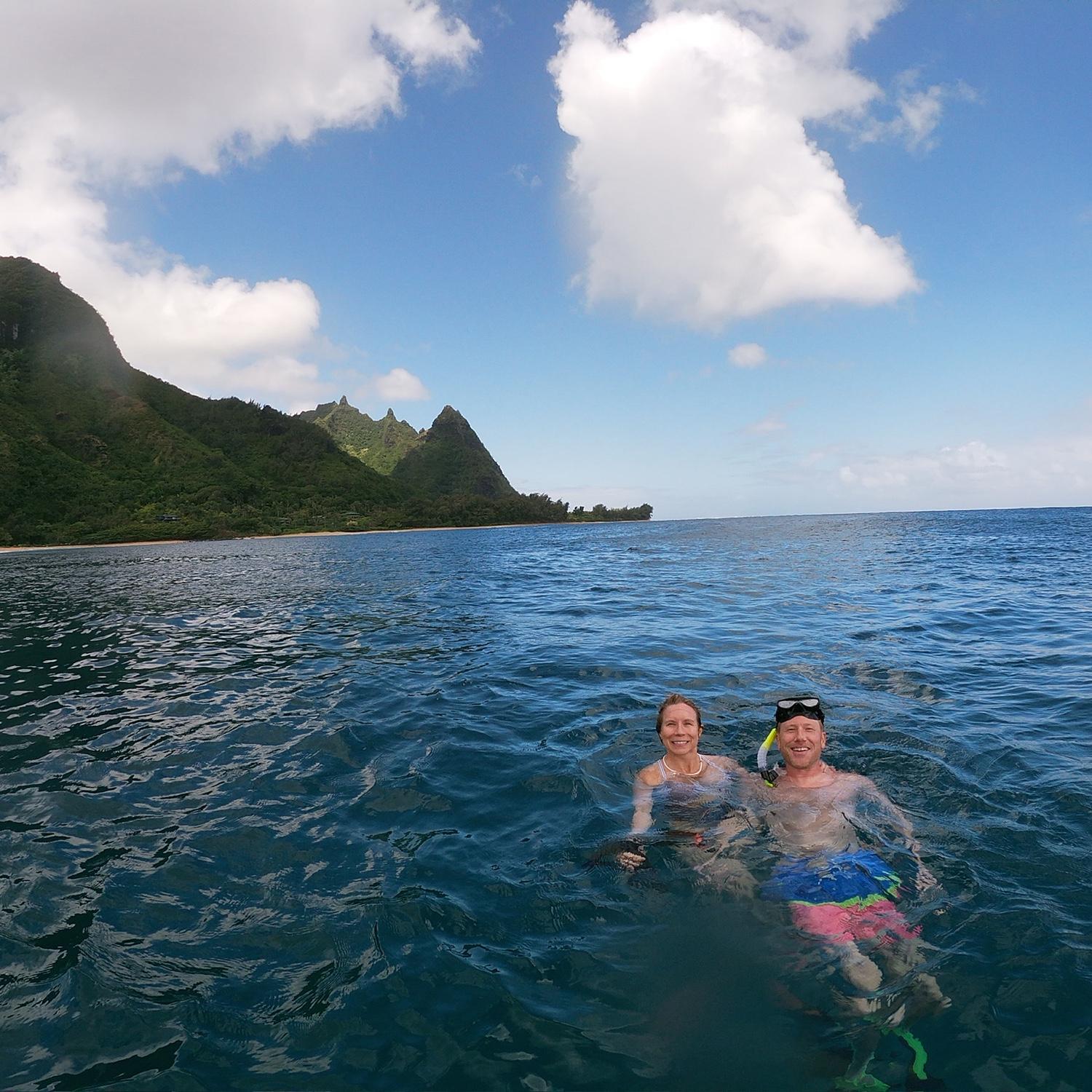 Snorkeling in Kauai