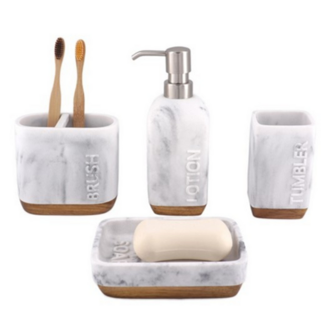 Marble Bath Set