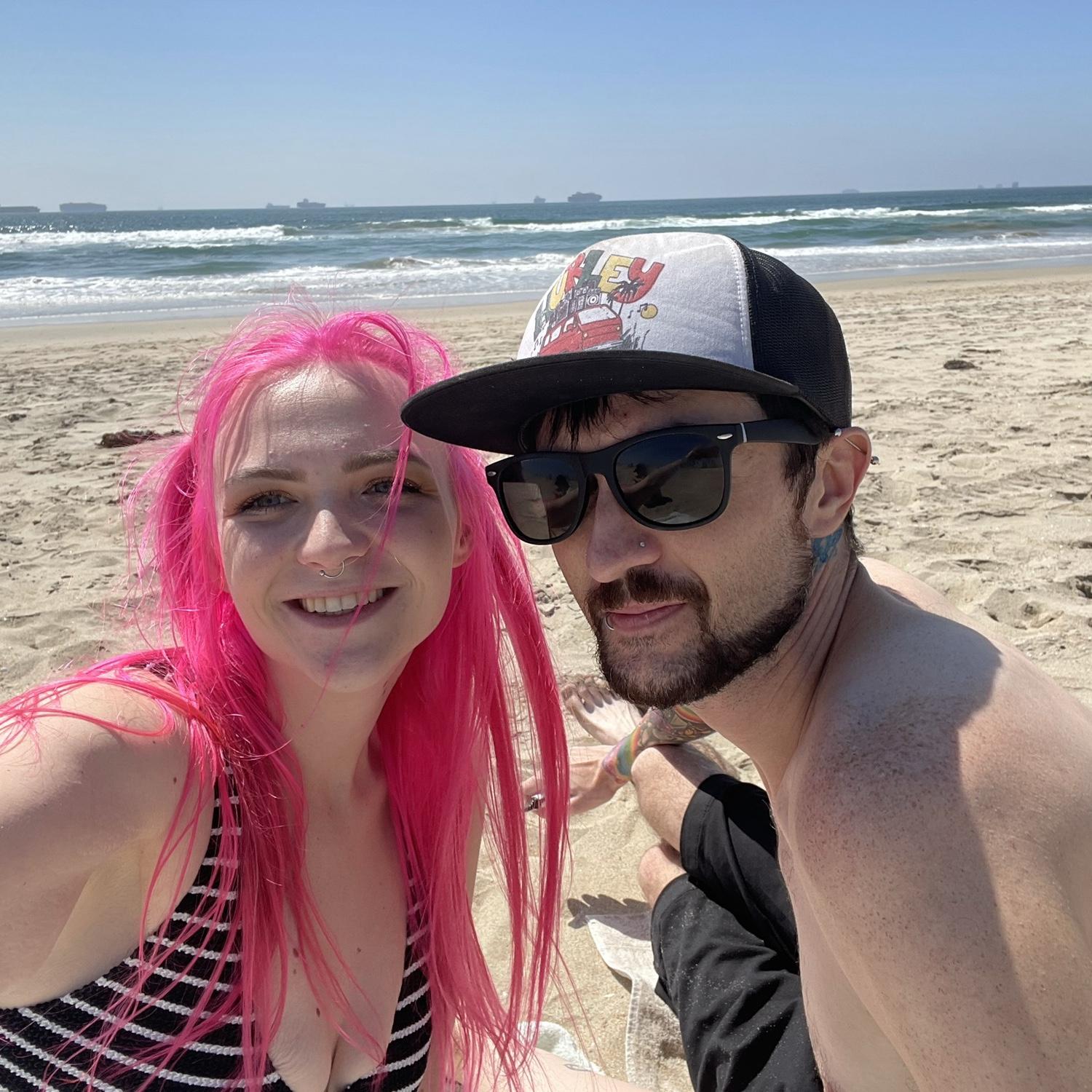 First beach trip 💖