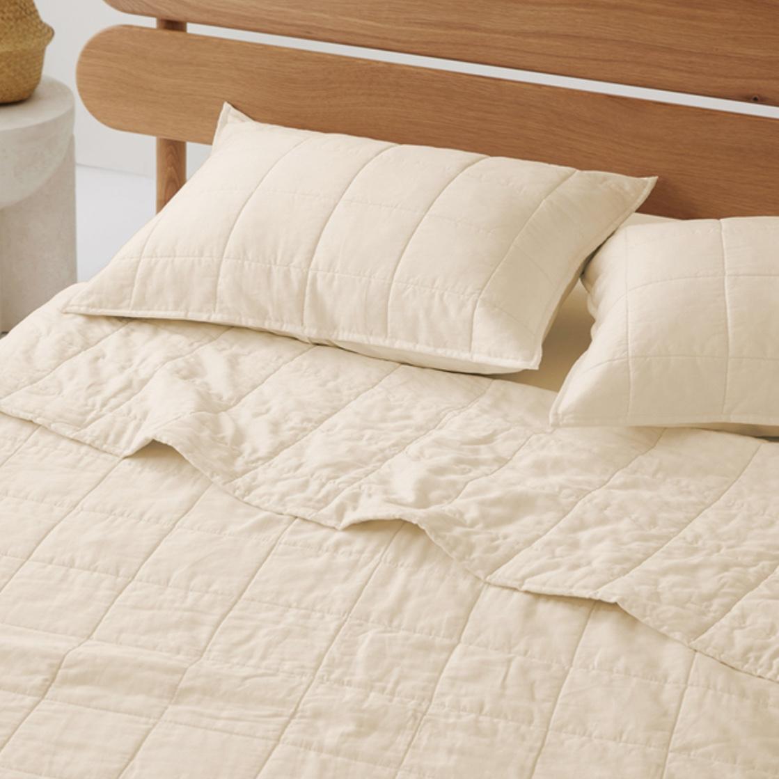 PACT Home Charcoal Organic Organic Quilt FQ