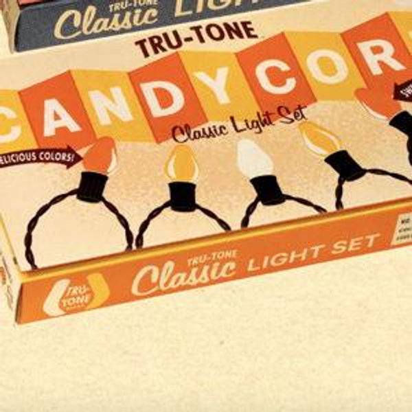 Halloween Lights (CandyCorn) | Tru-Tone™ vintage-style LED light bulbs