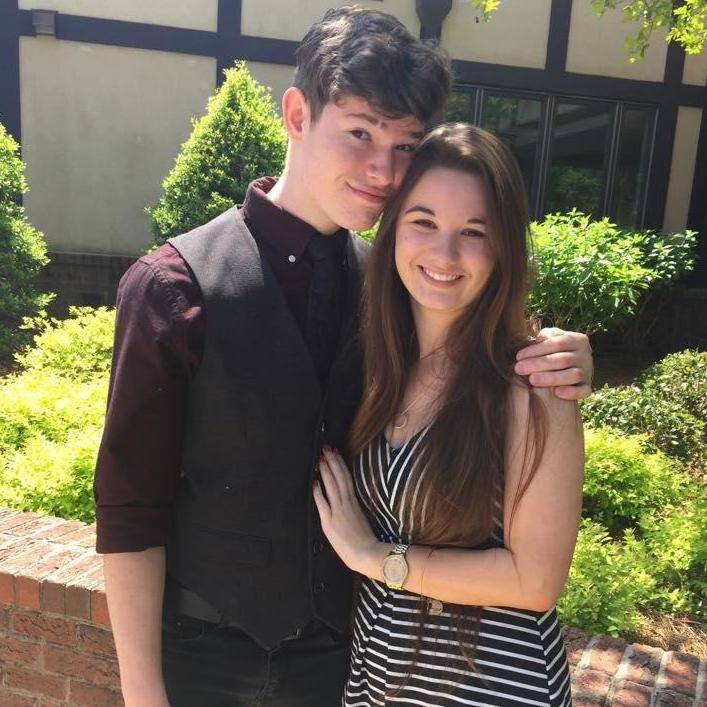 In the courtyard at church, 2016