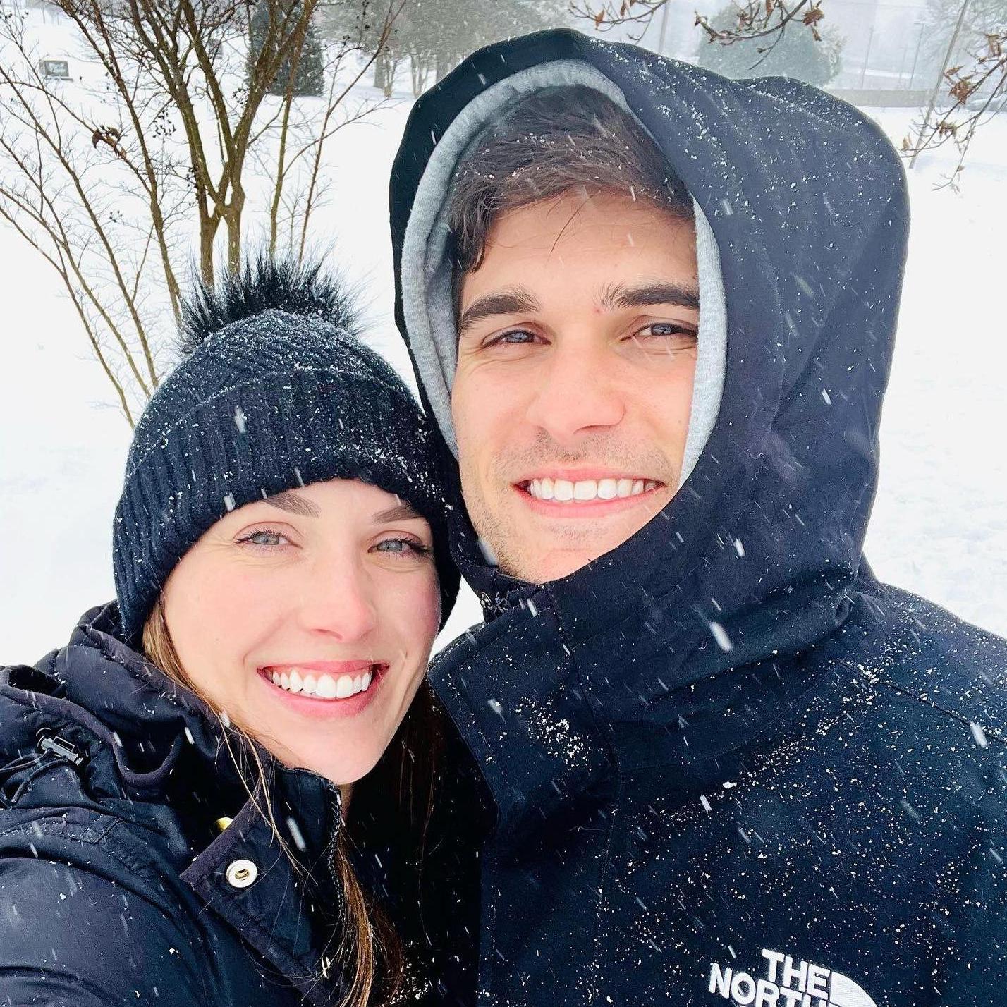 A snowy day in Greenville, January 2022.