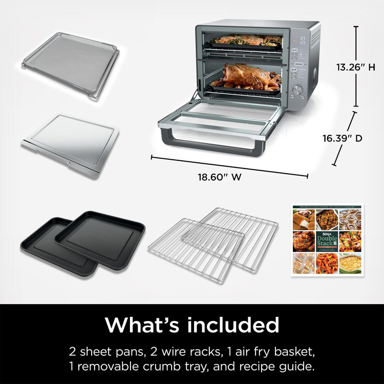 Ninja, Double Stack XL Countertop Oven & Air Fryer | Zola