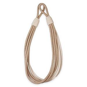 Cord Window Curtain Tie Back in Beige/Cream