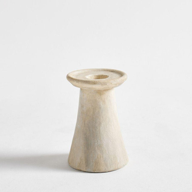 Artisan Studio Taper Candle Holder, Medium - Natural