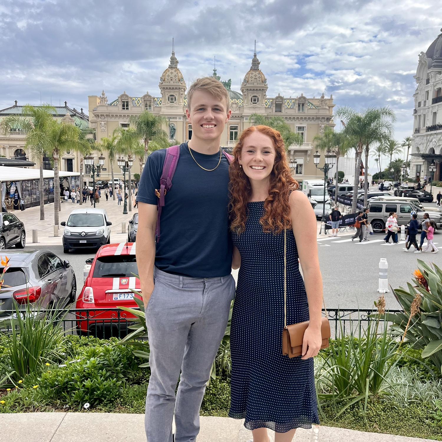 First trip abroad together to Spain, France, and Monaco