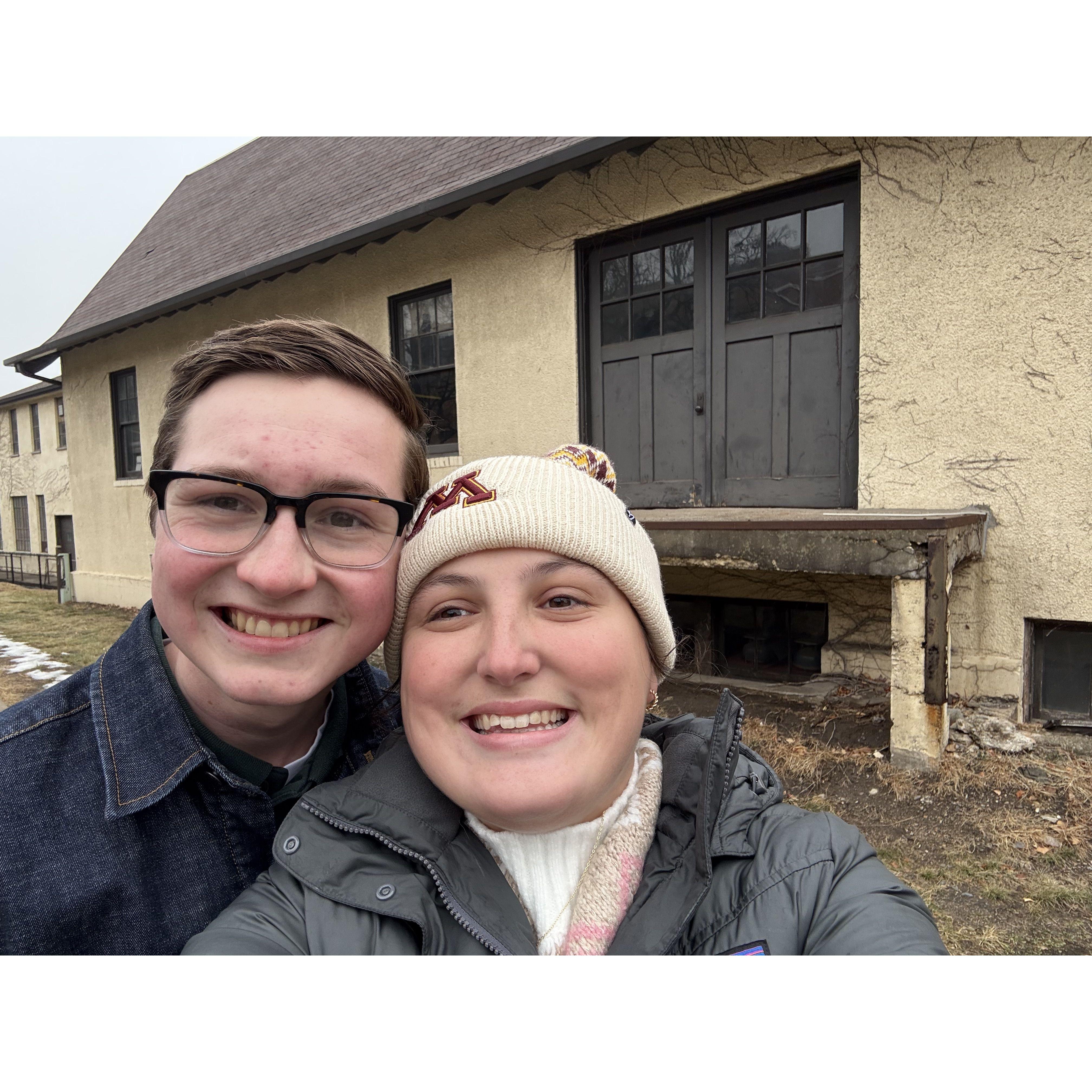 Visiting our new home!