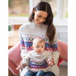 Matching Winter Sweaters for Mama + Newborn