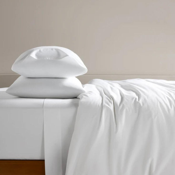 Classic Percale Core Sheet Set in White