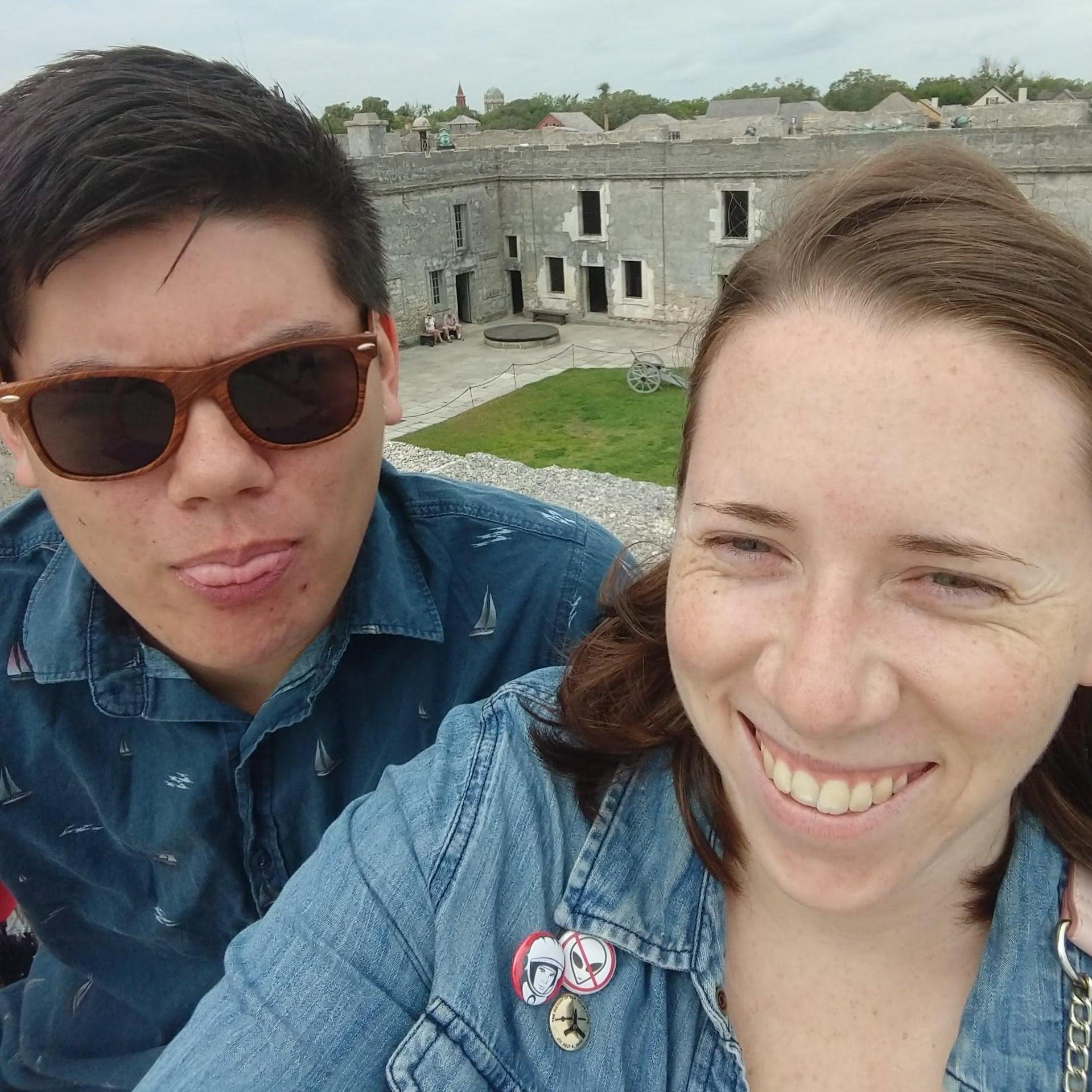 At the Fort! In St. Augustine, 2018.