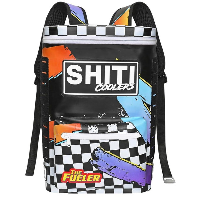 SHITI Coolers Cooler for Camping, Travel, Beach, Soft Lunch Box for Food, Drinks & Ice, Portable, Waterproof 24 Hr Insulated Bag with Shoulder Straps, Customizable