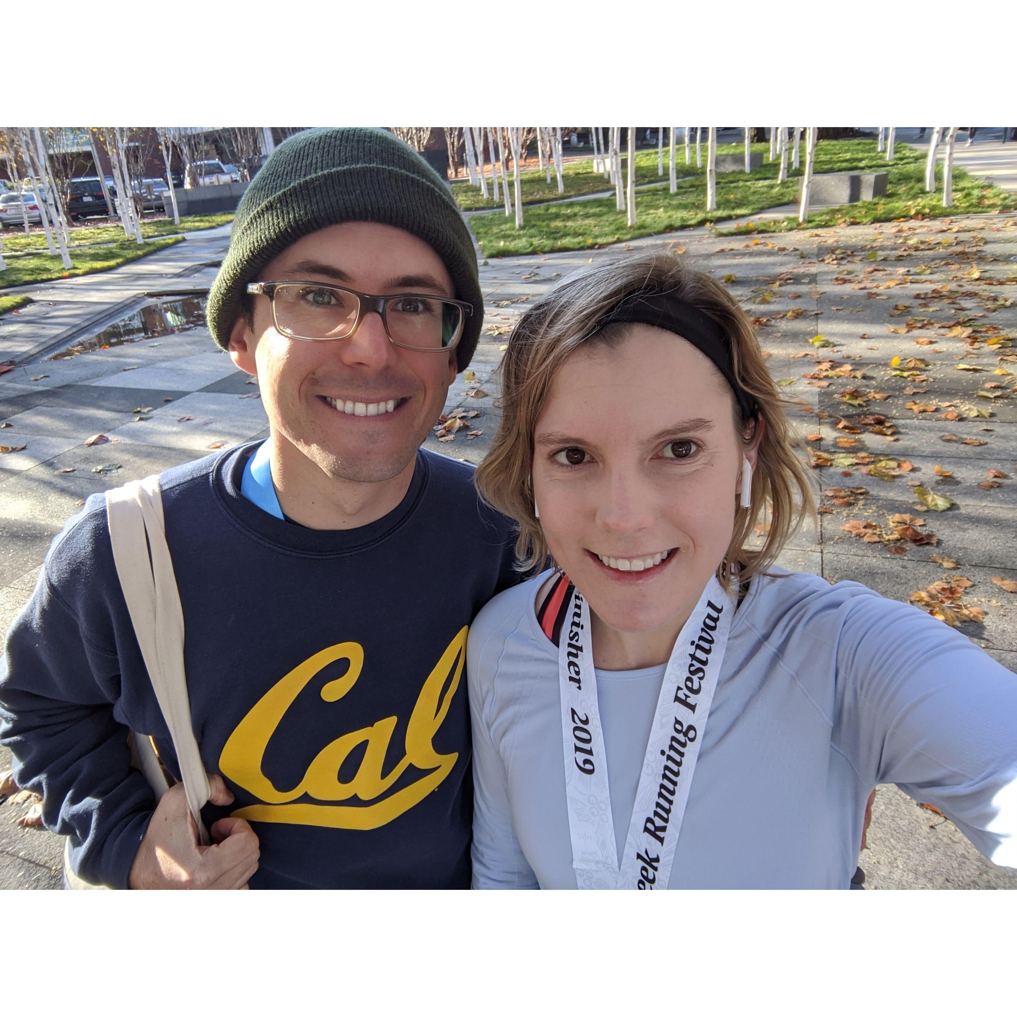 We ran a 10k and half marathon right before COVID. The habit didn't stick.
