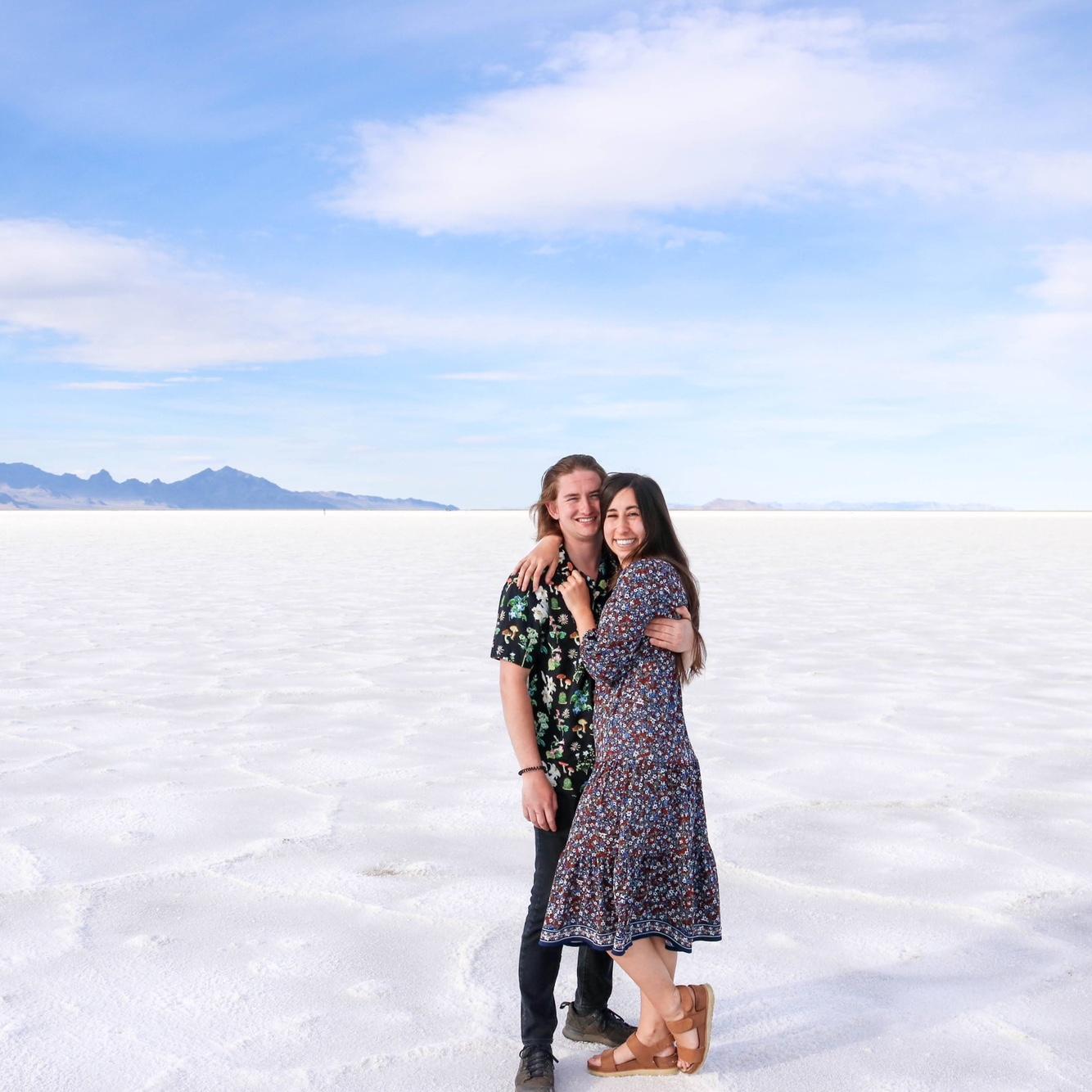 Exploring the Bonneville Salt Flats in Salt Lake City, Utah