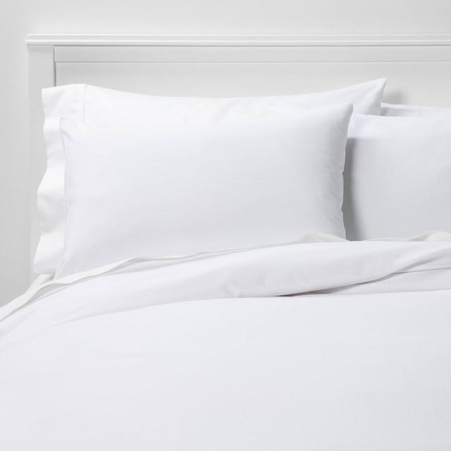 King Easy-Care Duvet Cover & Sham Set White - Room Essentials™