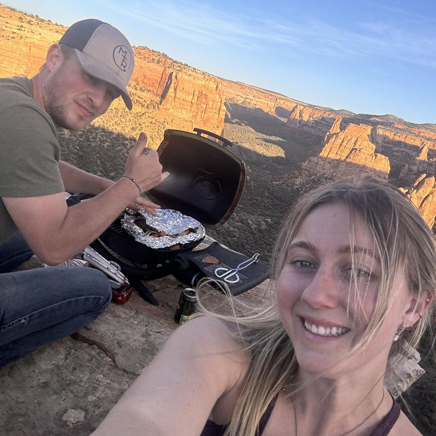 One of our favorite date nights ever was when we brought our little grill to the bookcliffs.