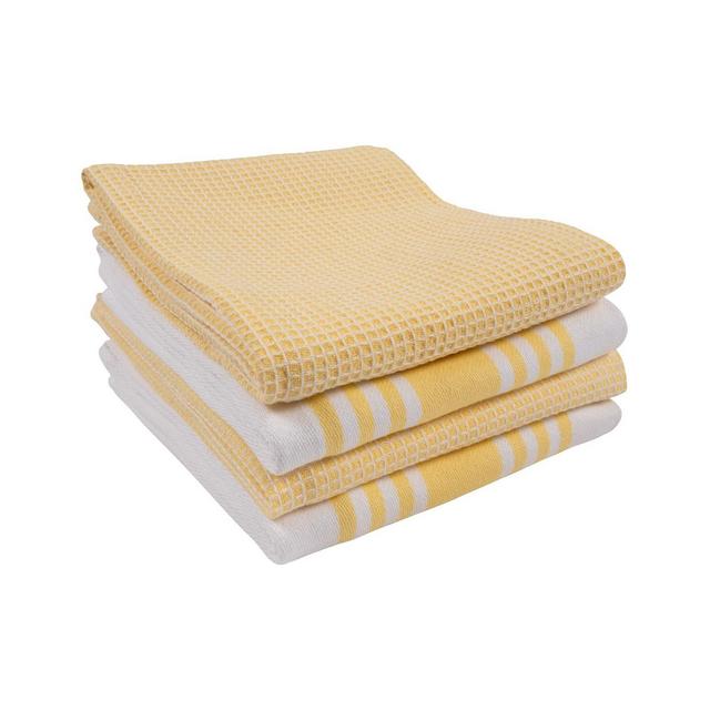 Madison Waffle Kitchen Towel, Set of 4