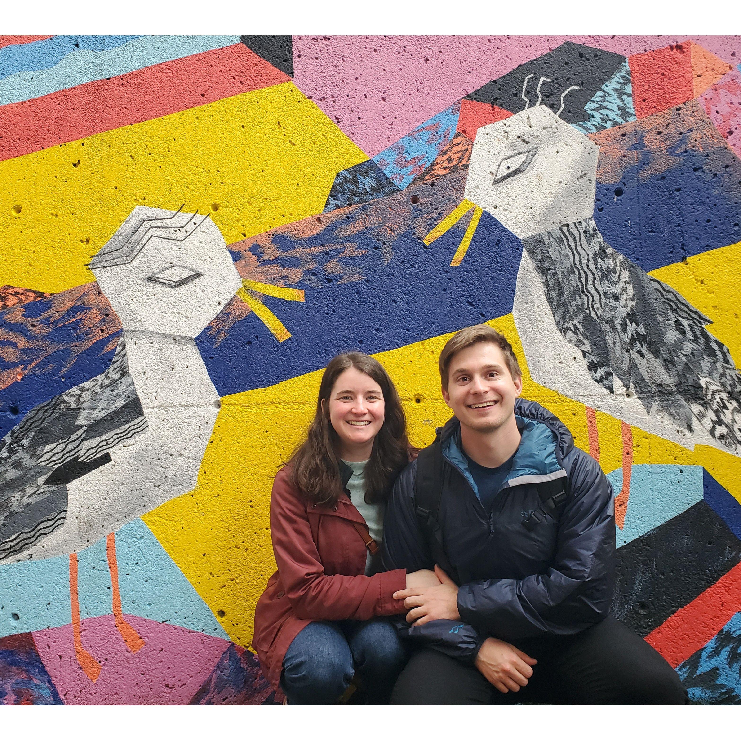 Taking in the art wherever we go