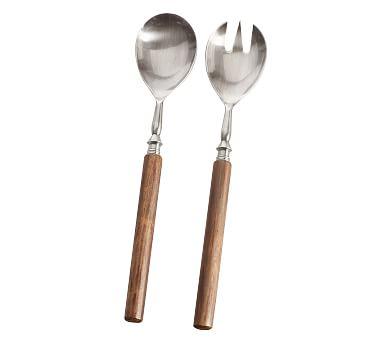 Wood Handled Serving Set