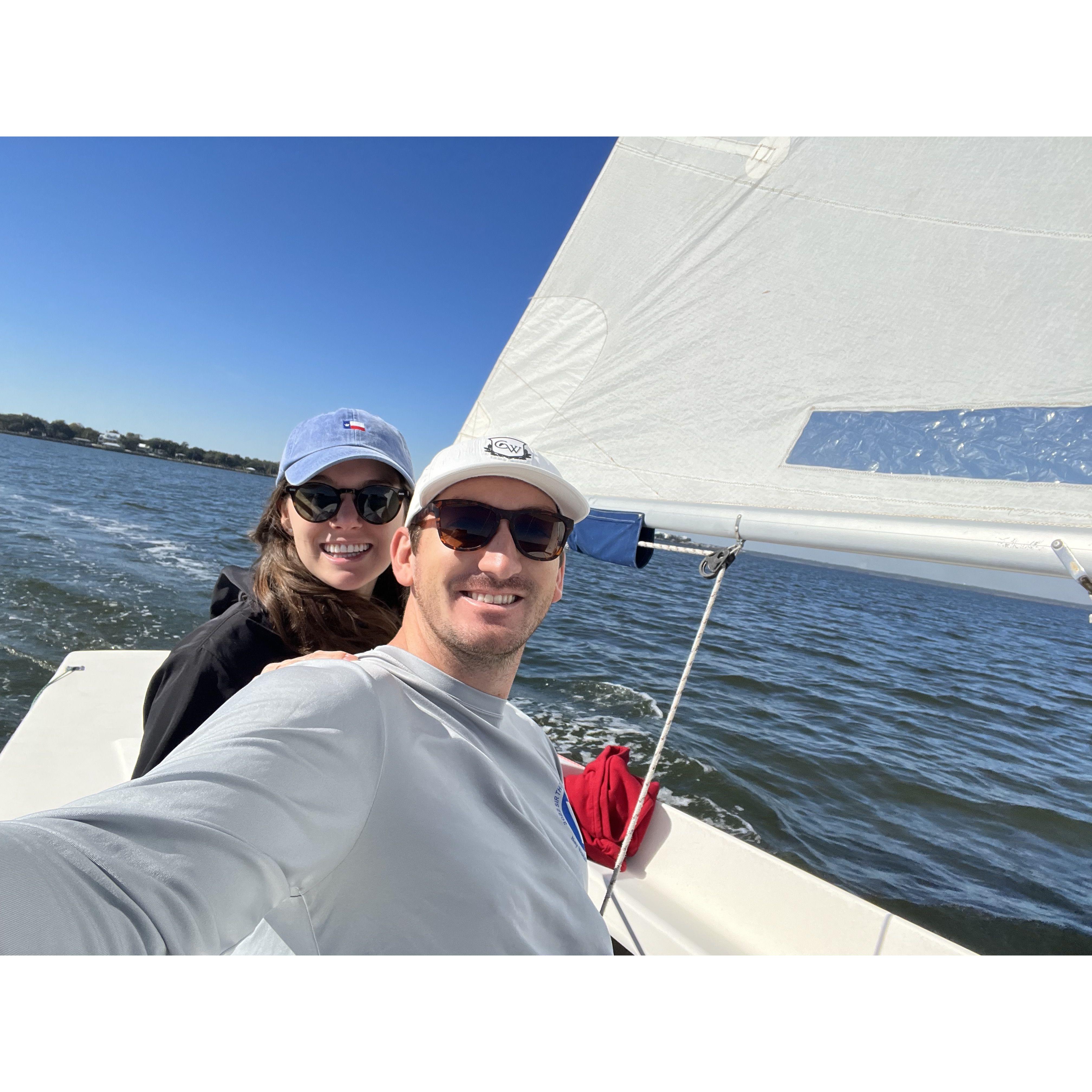 Sailing lessons from Roddy in Bay St. Louis