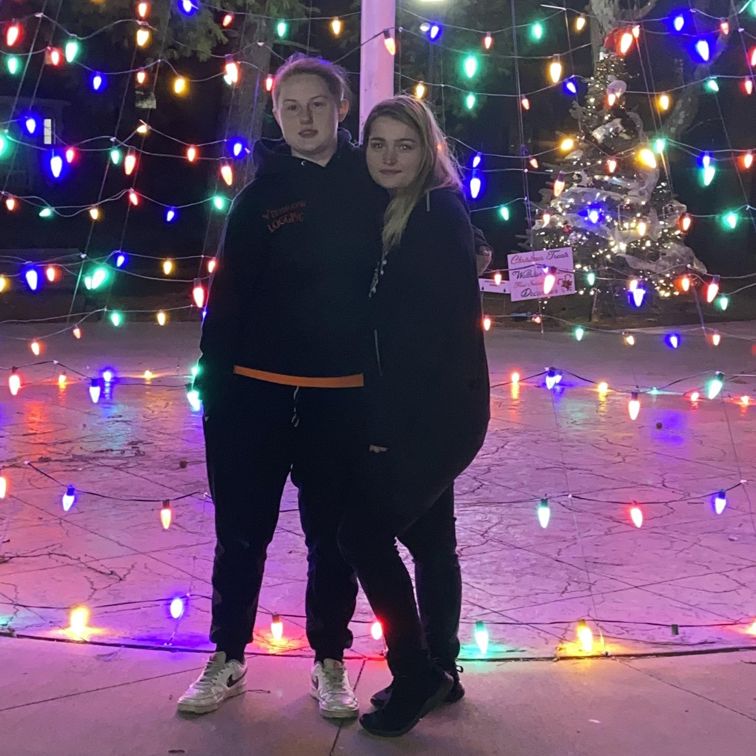 Our first Christmas as adults.