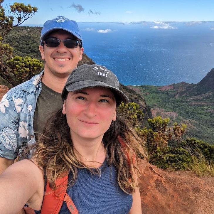 A view from atop the Nā Pali coast on Kauai. Not the exact location of the proposal, but close enough!