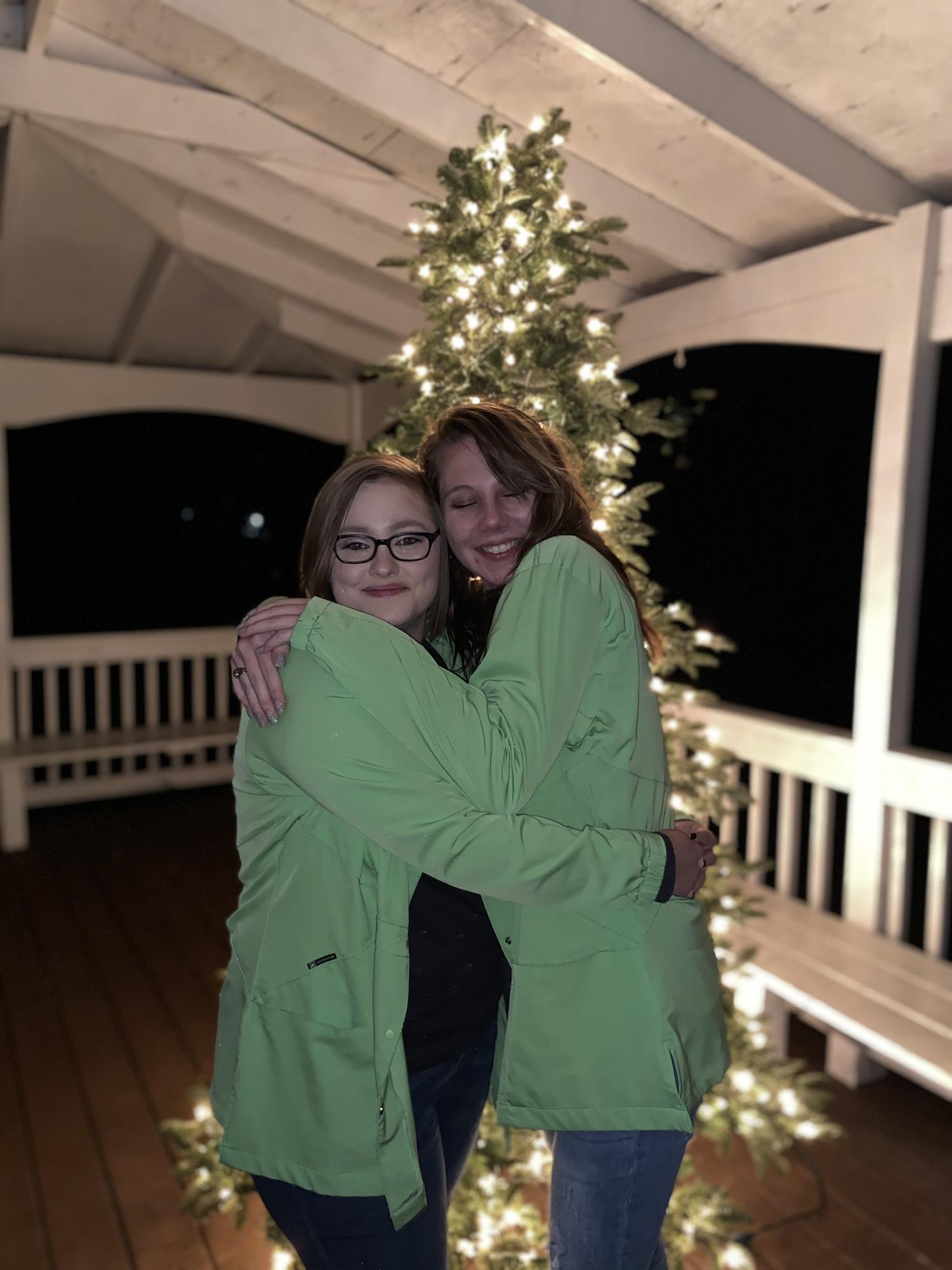 Hospice's yearly lantern lighting for our lost loved ones.