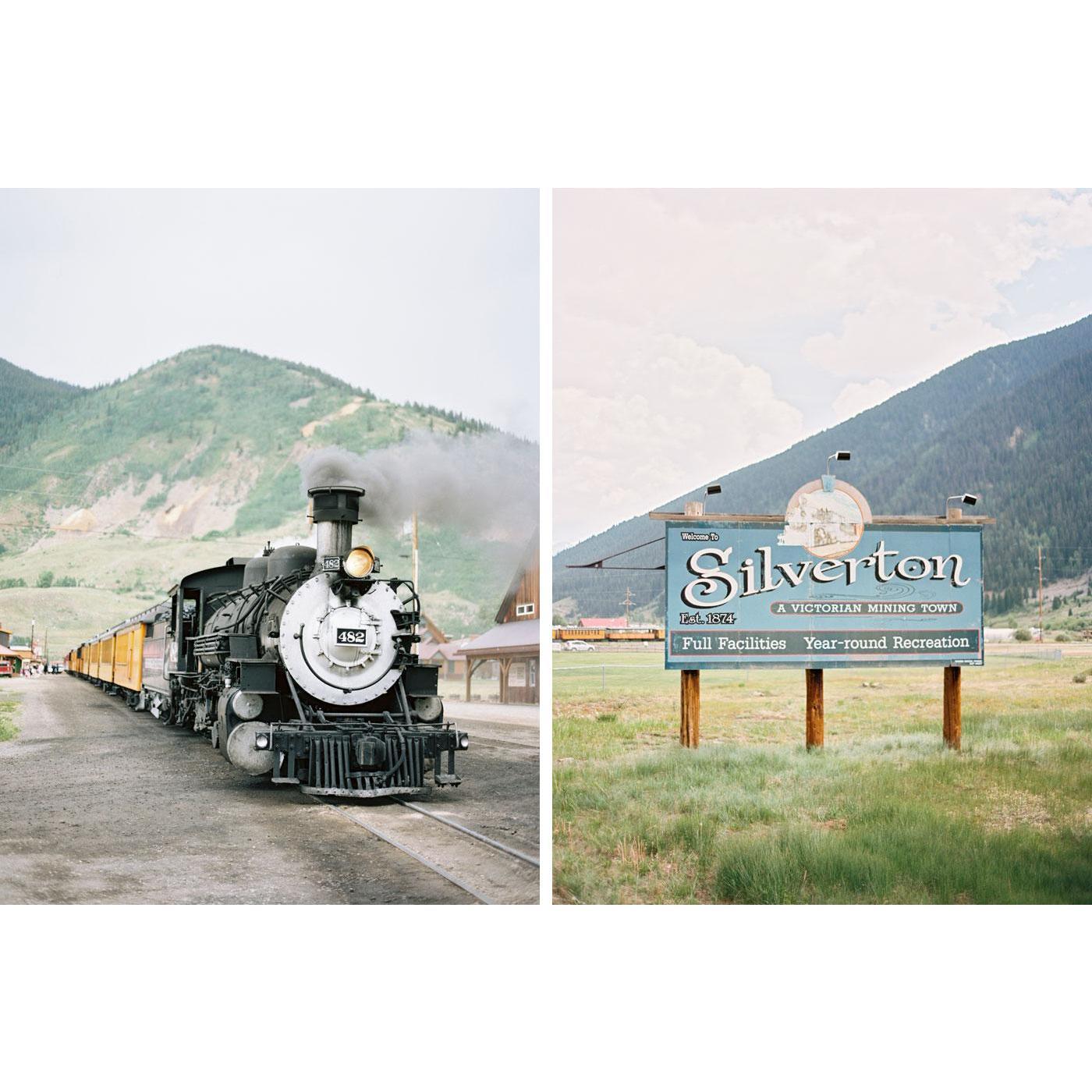 The Narrow Gauge Railroad in town