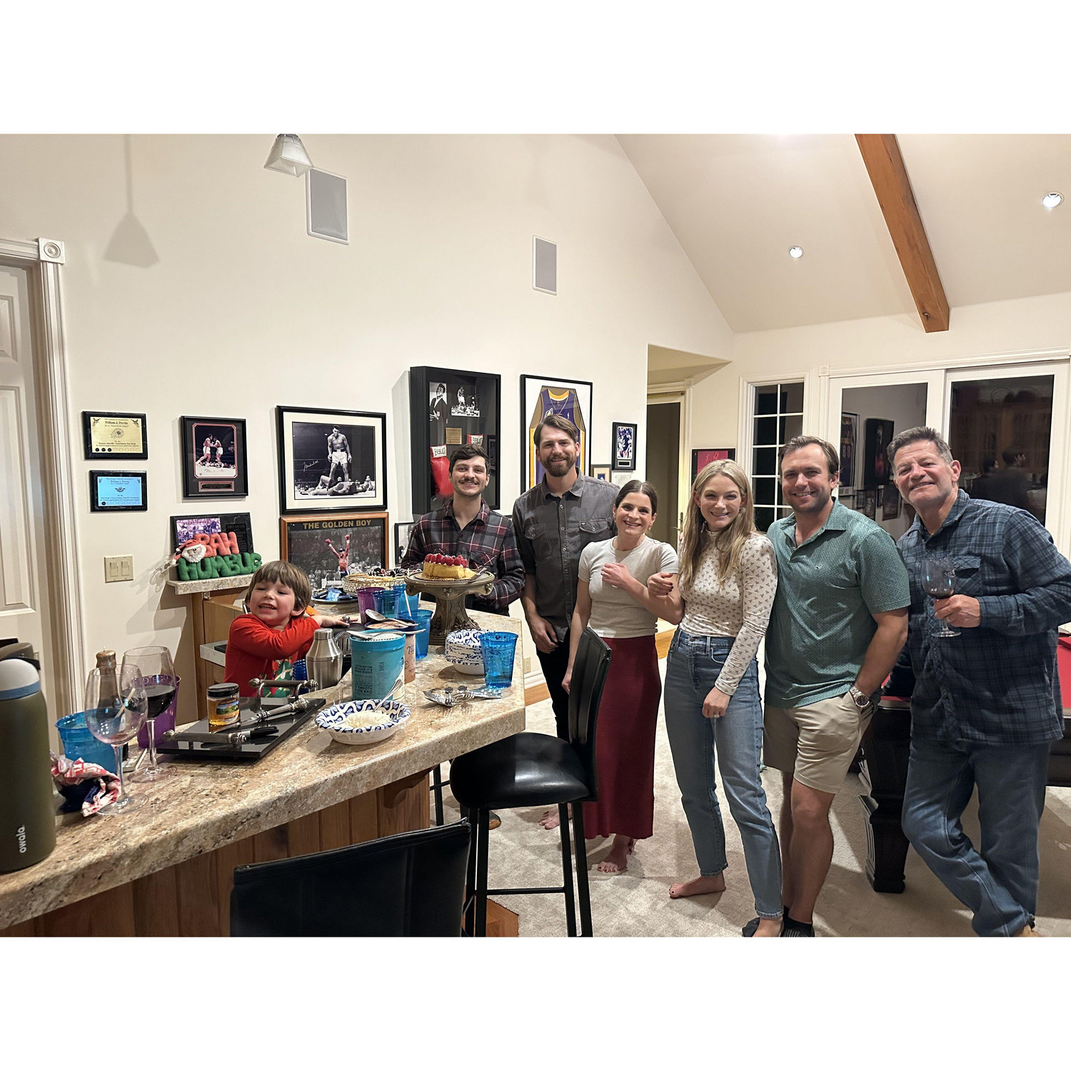 Christmas 2024 with Daniel (Chesi's nephew) hosting behind the dessert bar!
