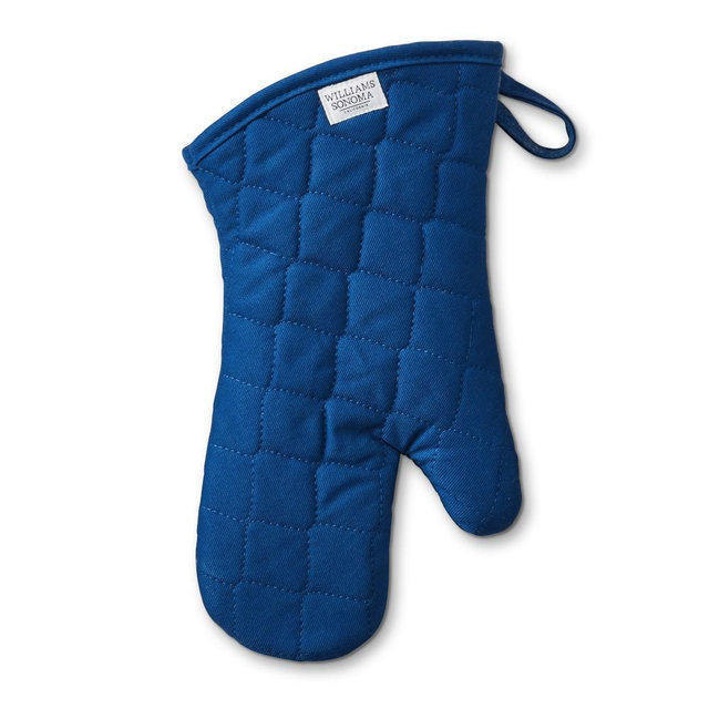 Williams Sonoma Oven Mitt, Bright Blue