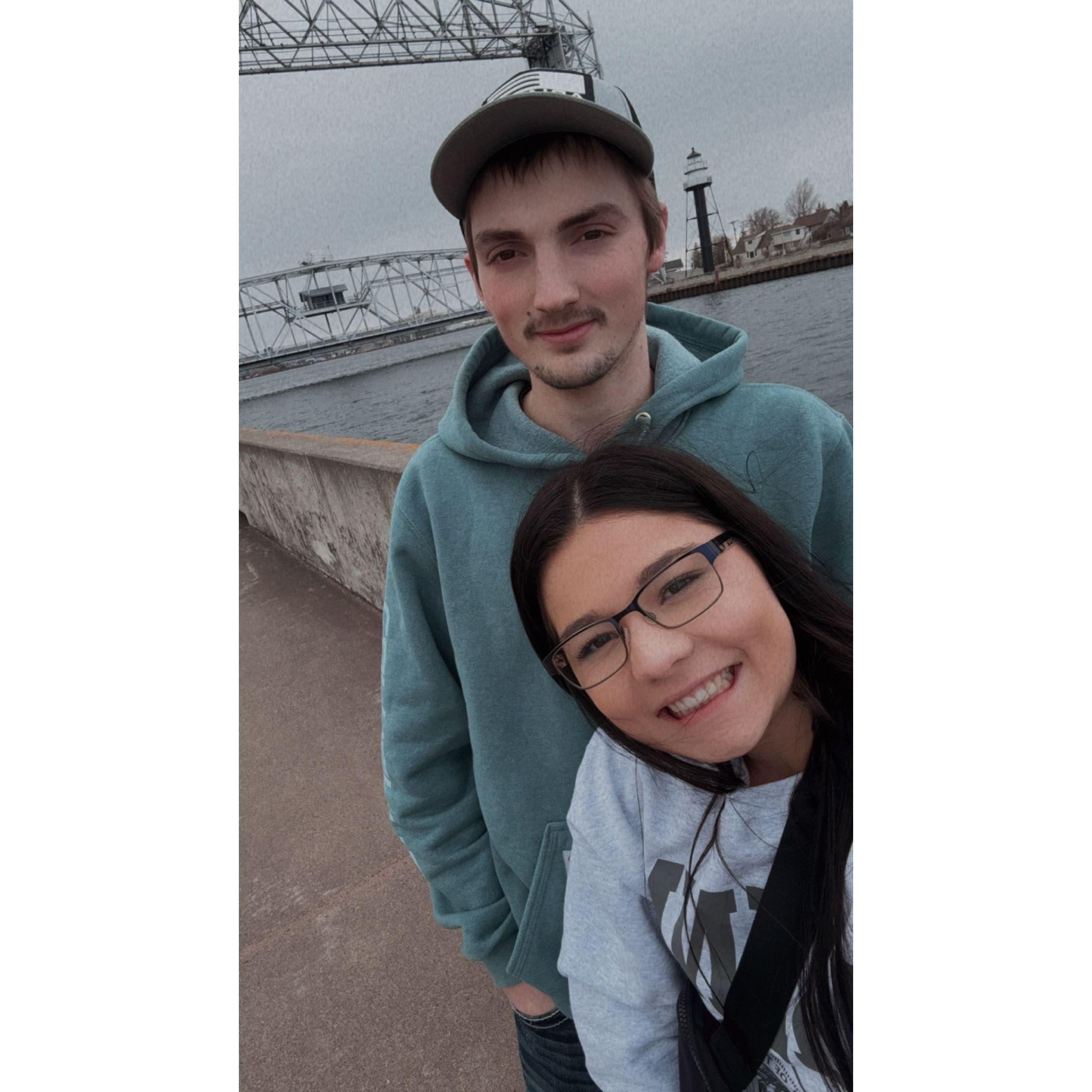 Celebrated our 2 year anniversary in Duluth!